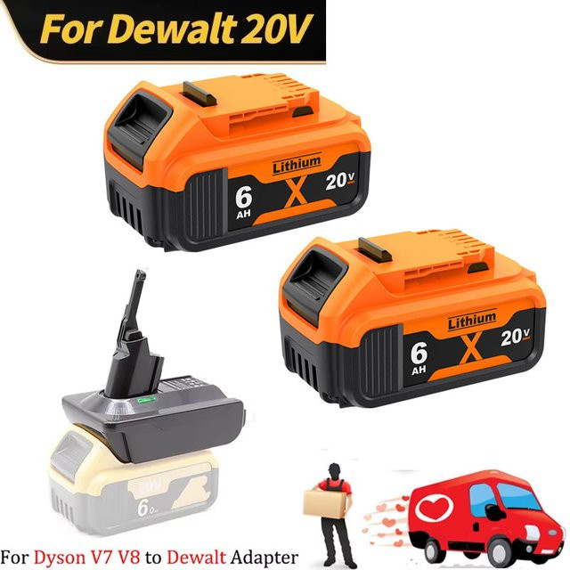 DeWalt DCB200 Akku 20V 4,5Ah Li-Ion in Orange für Elektrowerkzeuge und Adapter - Bild 1