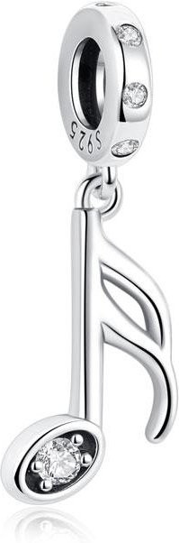 Charm 925 Silber, Perle, Zirkonia, Damen - Bild 1