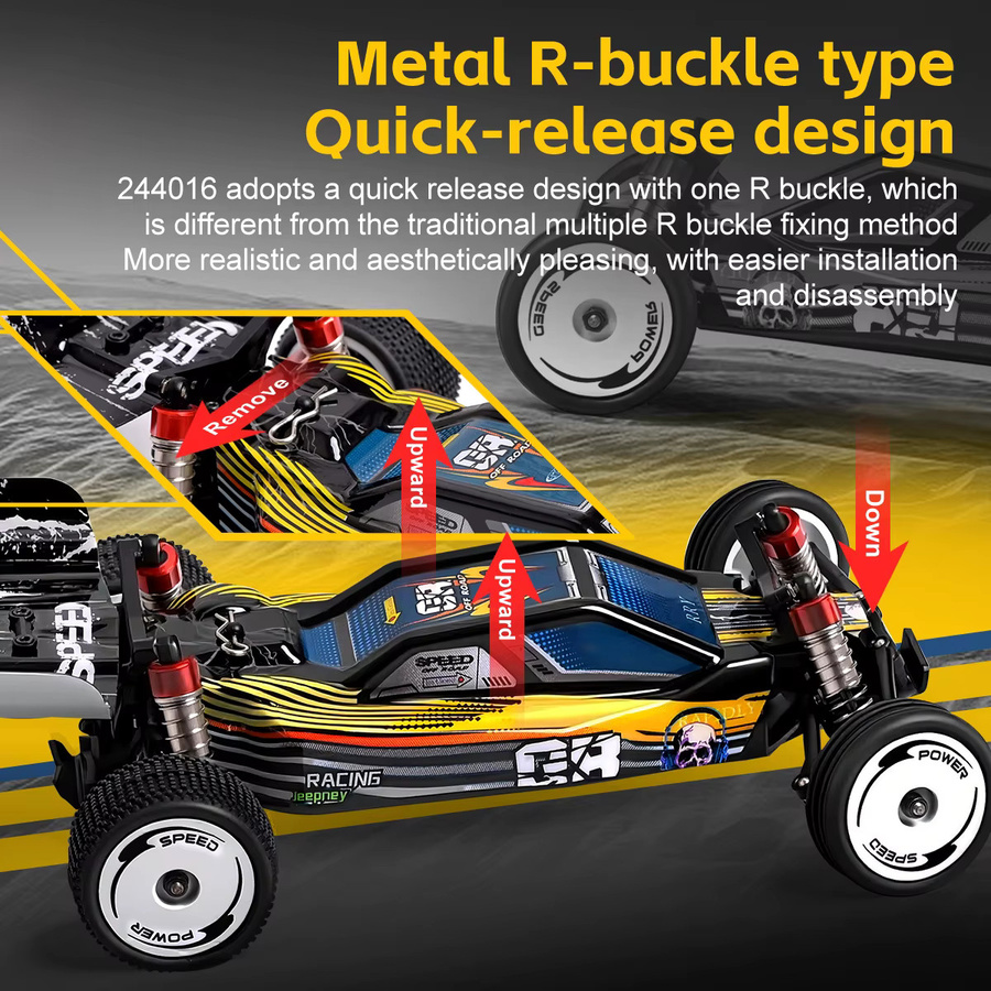 WLtoys 244016 RC-Auto, 1:24, mit Beleuchtung, ferngesteuert - Bild 3
