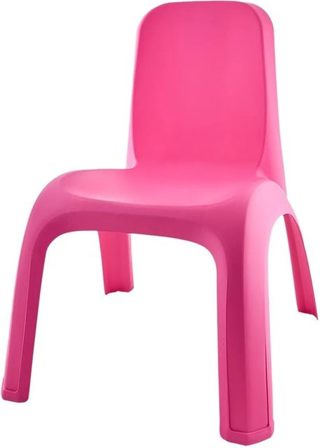 KMND Kinderstuhl Pink 1er Set aus Kunststoff für Kinderzimmer, Esszimmer oder Garten B/T/H: 39,5 x 42,0 x 53,0 cm - Bild 1