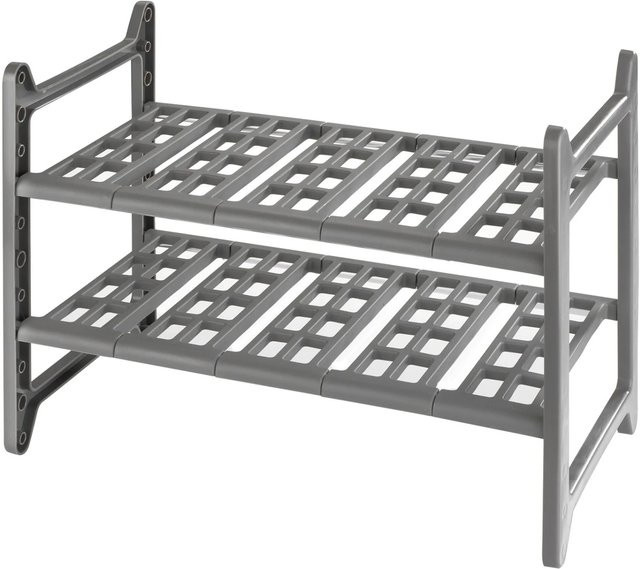 Wenko Küchenunterschrank Flexi aus Aluminium und Polypropylen, silberfarben matt - Bild 1
