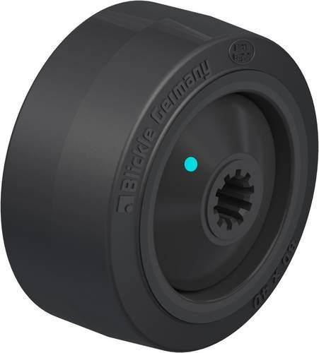 Blickle Kunststoff-Rad POEV 82/10KFD in Schwarz mit einem Durchmesser von 80 mm und einer Tragfähigkeit von maximal 170 kg - Bild 1