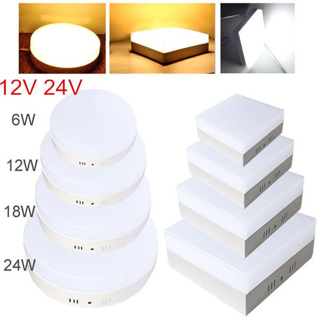 Evelobin Quadratische LED-Panelleuchte in Weiß für die Aufputz-Deckenbeleuchtung im modernen Design - Bild 1
