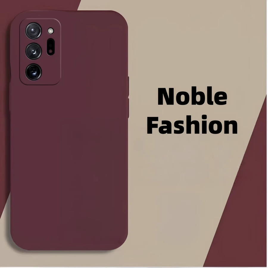 Stoßfeste Silikon Handyhülle für Samsung Galaxy Note 20 Ultra, Note 20 und Note 10+ in Rot - Bild 3