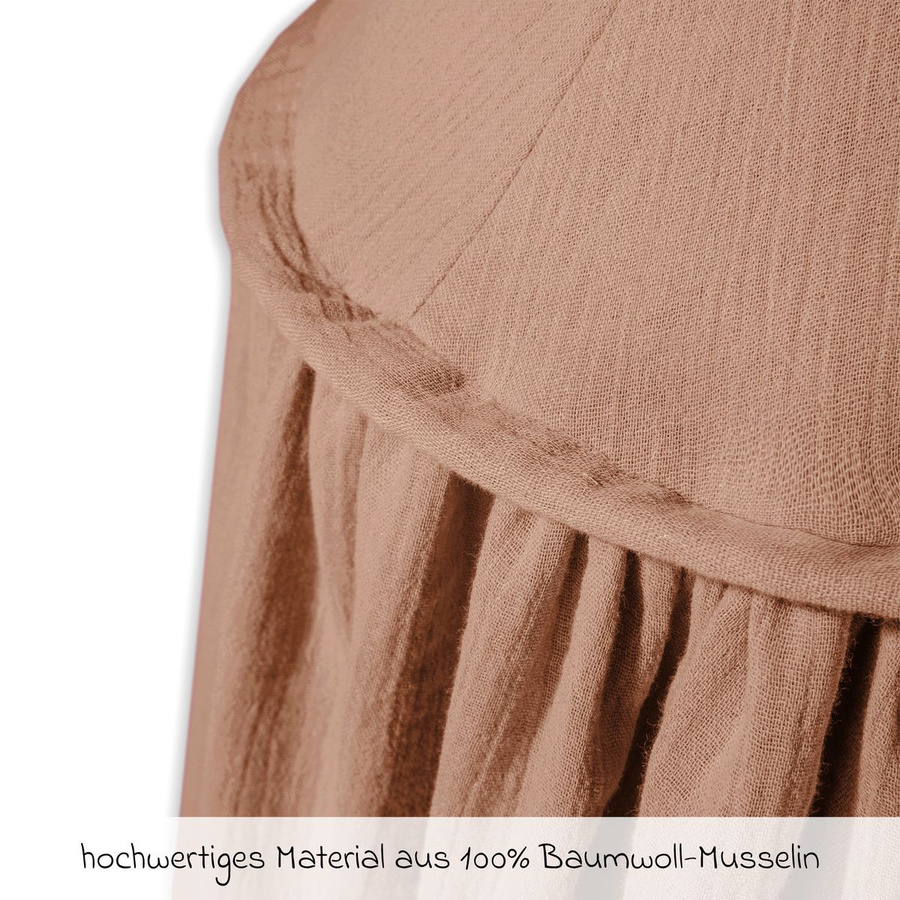 Julius Zöllner Baldachin Musselin in Dune, Breite: 230 cm, Tiefe: 50 cm - Bild 2