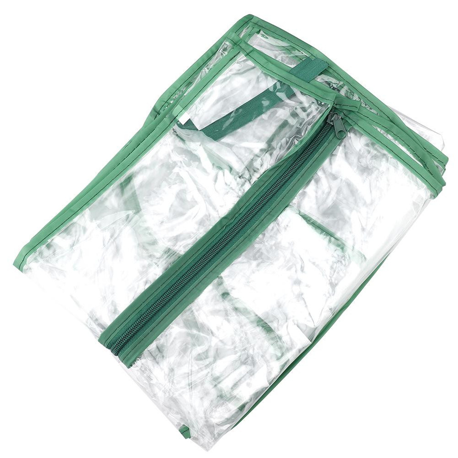 Koogeelife Gewächshausabdeckung aus transparentem PVC für Gartenbau und Gewächshaus, frostsicher und wärmeisolierend - Bild 2