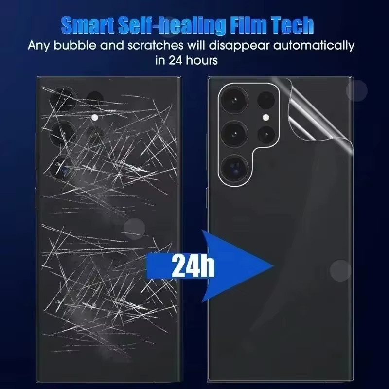 5 Stück transparente Hydrogel-Folien für die Rückseite von Samsung Galaxy S26 Ultra Plus, S25, S24 FE, A57, A37, A17 und A27 5G - Bild 2