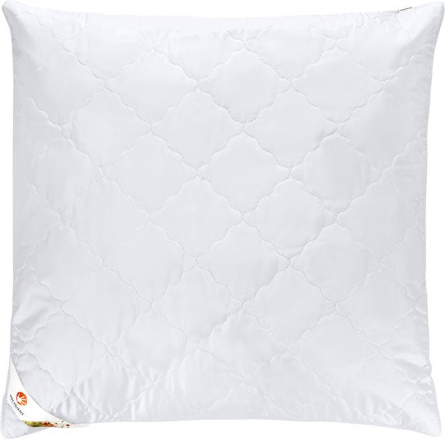 LIVARNO Kopfkissen Polygiene mit abnehmbarem Bezug, Weiß, B/T/H: 80 x 80 x 1 cm - Bild 1