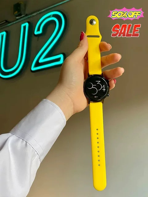 Uhrenarmband Silikon, NEY, für Samsung Galaxy und Huawei Uhr - Bild 1