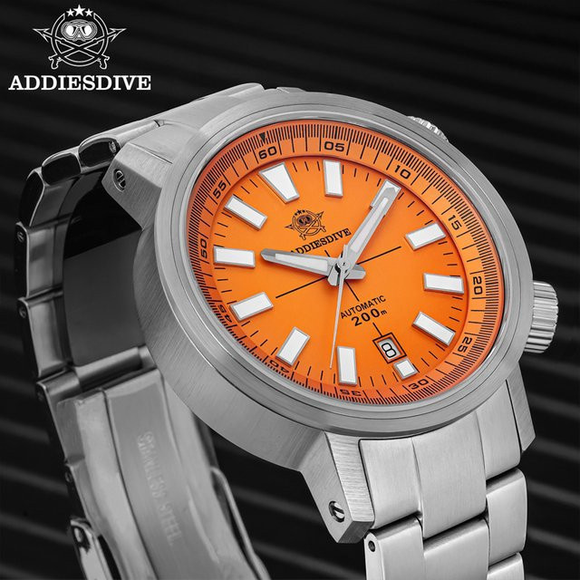 ADDIESDIVE Armbanduhr Automatik, Edelstahl, 42 mm, Herren - Bild 1