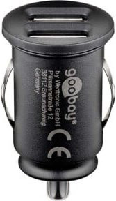 Goobay Dual USB-KFZ-Ladegerät 2.4A in Schwarz - Bild 2