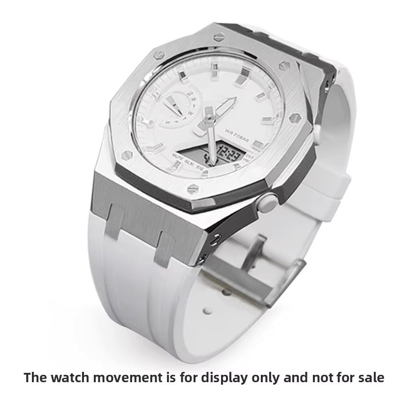Casio Uhrenarmband Mod Kit, Edelstahl, Kautschuk, Damen - Bild 3