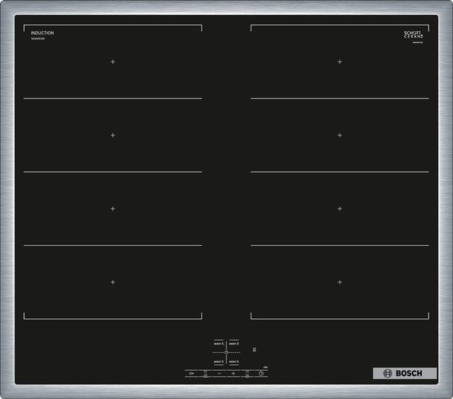 Bosch Serie 4 Induktionskochfeld NXX645CB5E in Schwarz und Silber - Bild 1