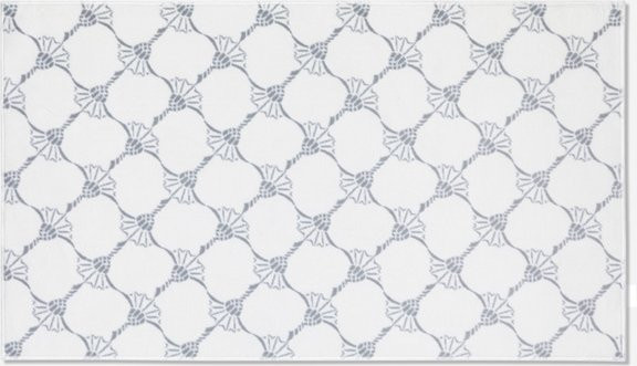 Badteppich Joop Repetition in Weiß, B/T: 70 x 120 cm - Bild 1