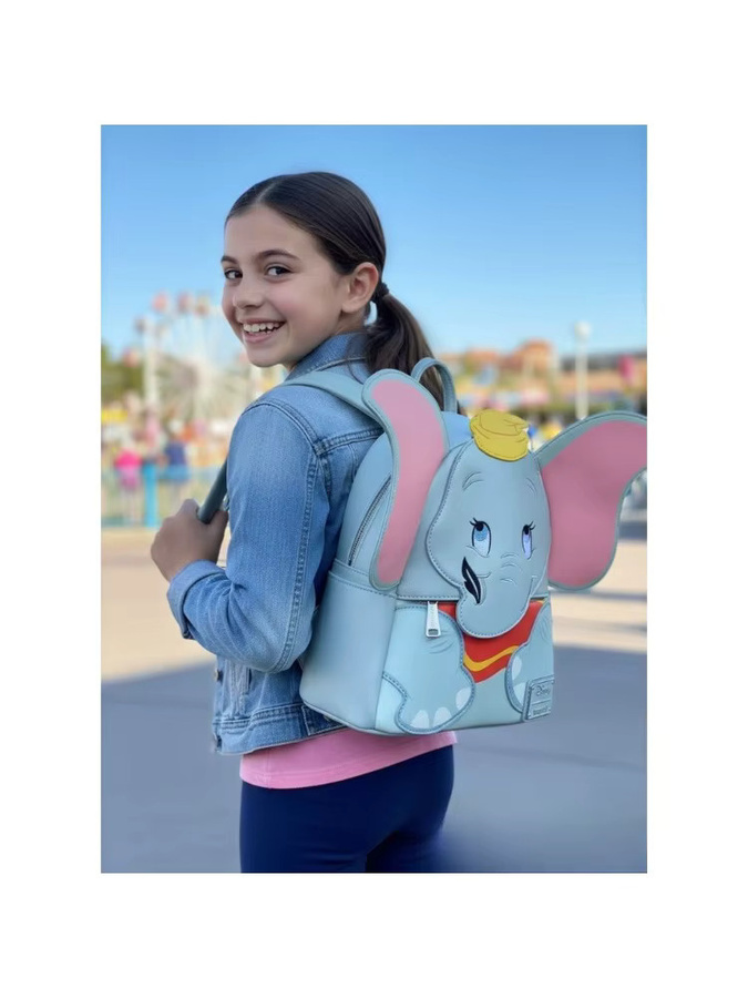 Disney Dumbo Figuraler Mini Rucksack, Doppelschulterrucksäcke - Bild 2
