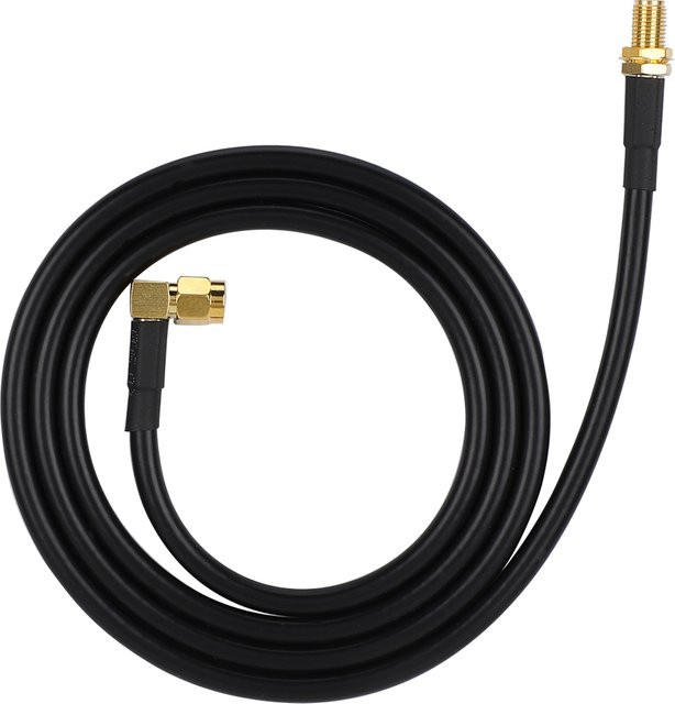 YOUTHINK SMA-Buchse auf SMA-Stecker Antennenadapter Koaxial-Verlängerungskabel in Schwarz für Baofeng UV-5R UV-82 UV-9R Plus Walkie-Talkie - Bild 1