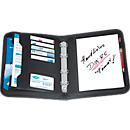 WEDO College-Mappe DIN A5 mit Zip und Clip aus Kunstleder in Schwarz - Bild 2