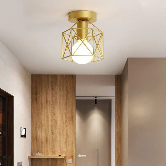 TRAZOS LED Deckenleuchte Runde Kronleuchter in Gold/Messing für Wohnzimmer, Schlafzimmer, Küche und Badezimmer - Bild 1