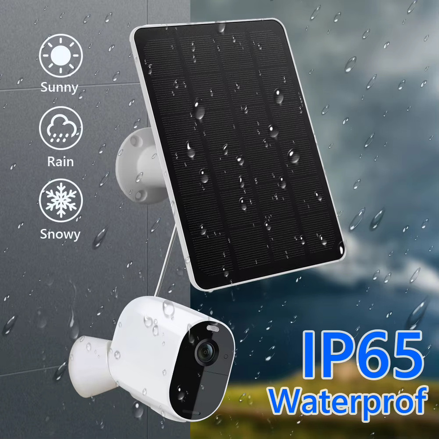 Arlo Solarpanel-Set mit 360 Grad verstellbarer Wandhalterung, IP65 wasserdicht, kompatibel mit Arlo Essential Spotlight und XL Spotlight - Bild 3