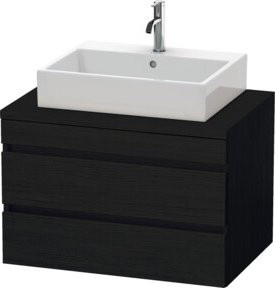Duravit Waschtischunterschrank DuraStyle in Weiß mit 2 Schubkästen, B/T: 80 x 54,8 cm - Bild 1