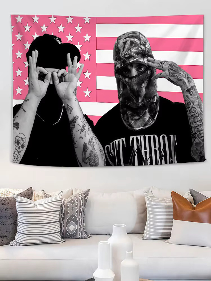 Suicide Boy Wandkunst Banner als Dekoration für Innen- und Außenbereich B: 60,0 cm, H: 40,0 cm - Bild 6