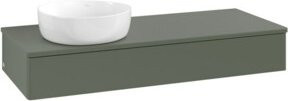 V&B Antao Waschtischunterschrank mit integrierter Beleuchtung, grau lackiert, B/T/H: 120 x 50 x 19 cm - Bild 1