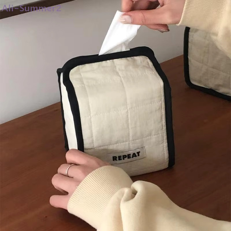 Seidenpapier-Aufbewahrungsbox in Beige für Servietten und Taschentücher - Bild 2