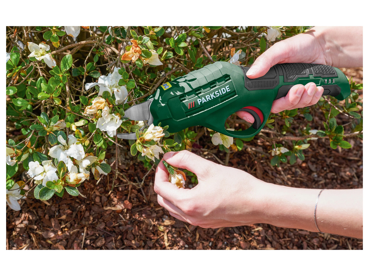 PARKSIDE Akku-Gartenschere PAGS 4 A1 mit 4 V Akku inklusive Messerschutzhülle und USB-C-Ladekabel - Bild 2