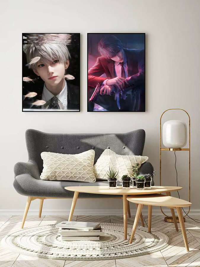 Love and Deepspace Xavier Poster Vintage Wandkunst Dekoration in Multicolour - Bild 7