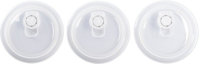 Genialo Mikrowellen-Deckel aus Kunststoff, 3 Stück, transparent - Bild 1