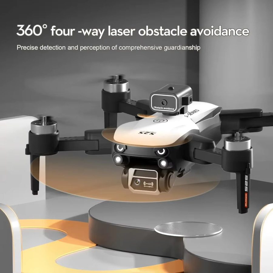 S2S Drohne 2025 mit 8K HD Dual Kamera, faltbarer Quadcopter mit bürstenlosem Motor und Hindernisvermeidung für professionelle Luftaufnahmen - Bild 2