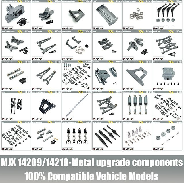 Mjx Hyper Go 1/14 14210 14209 Upgrade-Teile, Metall-Lenkungsaufsatz, Zubehör - Bild 1