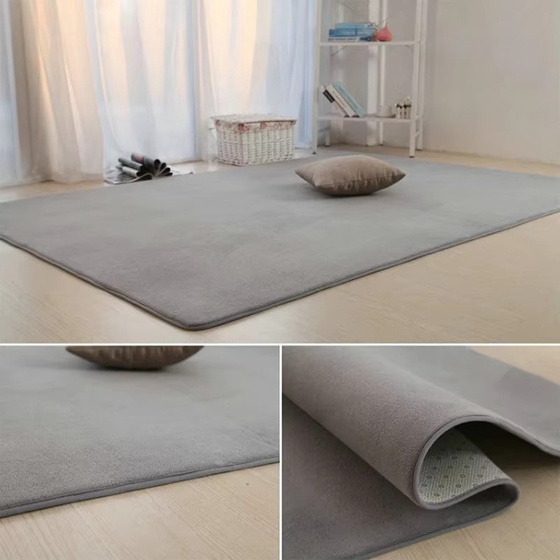 VIKAMA Nordic Teppich in Grün, modern und rechteckig für Schlafzimmer, Wohnzimmer oder Kinderzimmer - Bild 1