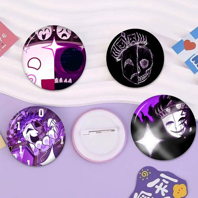 F-Forsaken Pin Anstecknadel Tier-Ikonen-Brosche, Bunt, Unisex - Bild 1