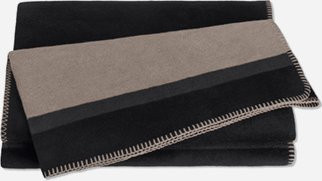 Wohndecke JOOP! FABRICS STUDIO in Schwarz mit Streifen, B/T: 150 x 200 cm - Bild 1