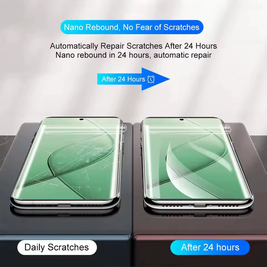 3er-Pack Hydrogel Displayfolie für Vivo X100 X100s X200 X200s X300 FE Pro Mini Ultra transparent - Bild 3