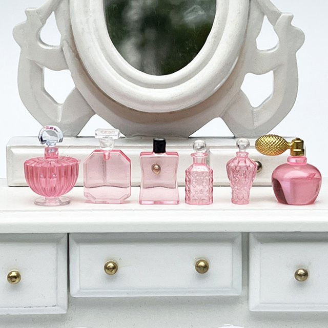 DIAPER&CORED Dollhouse Miniature Perfume Model 6-teiliges Set Pink - Bild 1