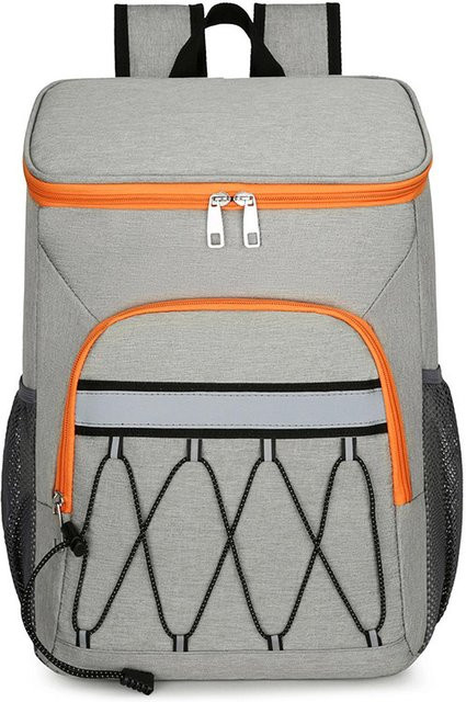 TOMTOP JMS Kühlrucksack auslaufsicher und isoliert in Orange/Grau - Bild 1