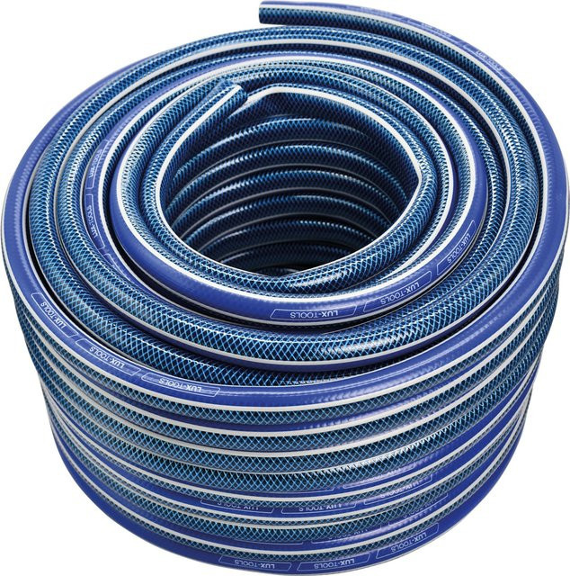 LUX-TOOLS Gartenschlauch Blau, Durchmesser: 19 mm (3/4 Zoll), Länge: 50 m - Bild 1