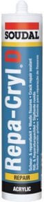 Soudal REPA-CRYL D Spachtelmasse aus synthetischem Harz in Weiß, 310 ml - Bild 1