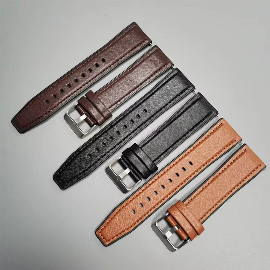 Zeblaze Uhrenarmband Leder, Silikon, 22 mm - Bild 2