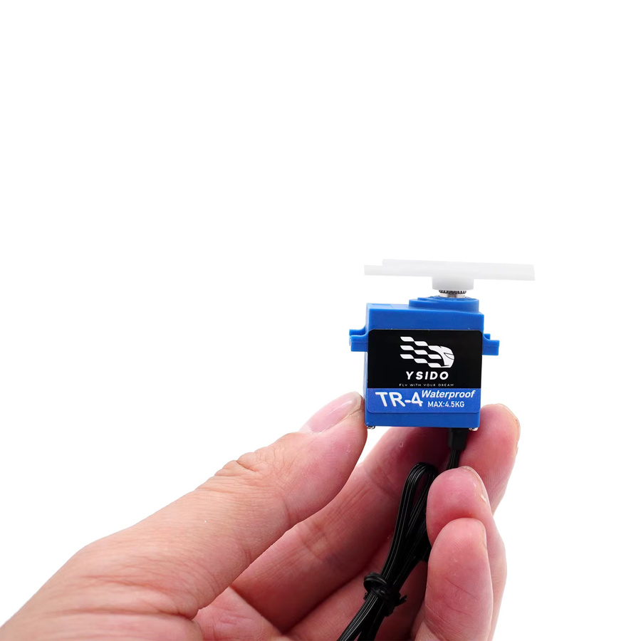 YSIDO TR-4 RC Auto Micro Servo, Wasserdichter Mini-Servo mit Metallgetriebe - Bild 2