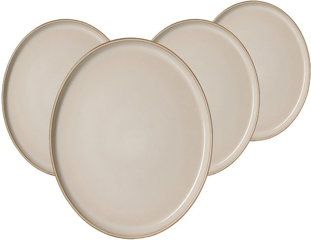 Ritzenhoff & Breker Servierplatte Olivia aus Keramik, 4er Set, Beige/Sand/Braun, B: 29,5 cm, T: 25 cm - Bild 1
