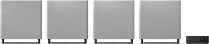 Sony Bravia Theatre Quad A/V Lautsprechersystem grau - Bild 1