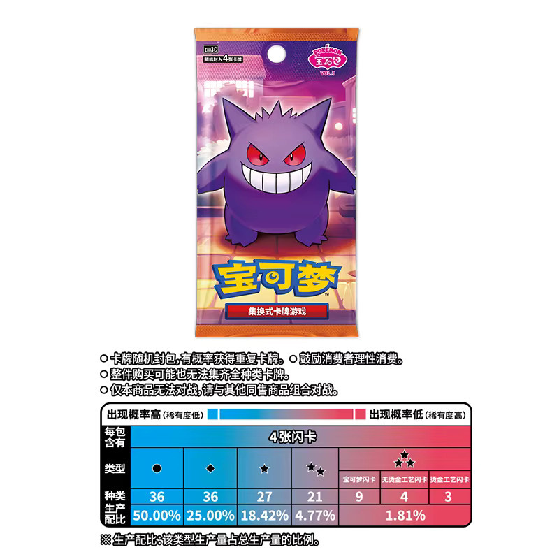 Pokémon Gengar Gem Bag VOL.3, Trading Cards, Gem Pack - Bild 2