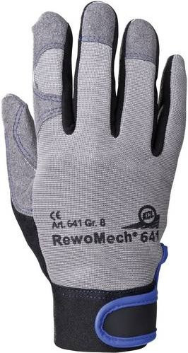 KCL RewoMech 641 Polyamid Arbeitshandschuh in Grau, Größe 8, EN 388 CAT II - Bild 1