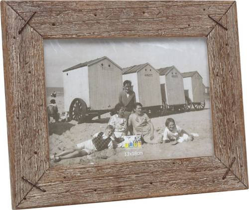 Deknudt Bilderwechselrahmen Treibholz Grau mit Qualitätsglas, Format: 13 x 18 cm - Bild 1