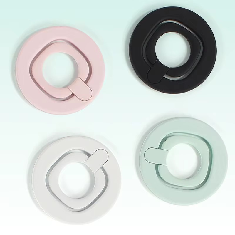 Magnetischer Ringgriff und Ständer für iPhone 16 17 Pro Plus mit MagSafe Kompatibilität in Weiß - Bild 4