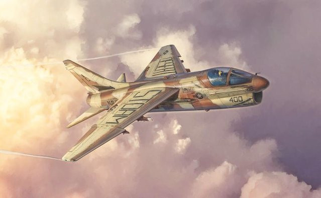 Italeri A-7E Corsair II, Modell, 1:48, Grau - Bild 1