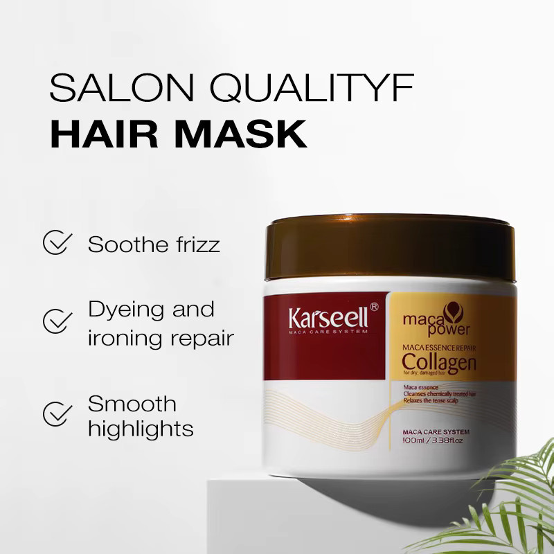 Karseell Kollagen Haarmaske, Shampoo und Conditioner Set, trockenes Haar - Bild 3